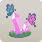 ドールハウスのピンククリスタル