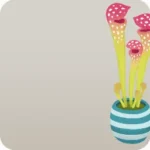 サラセニアの鉢植えフィギュア