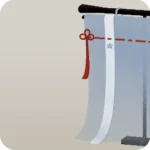 部屋を仕切る几帳