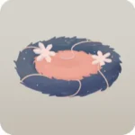 クリスマスリースの小さなベッド