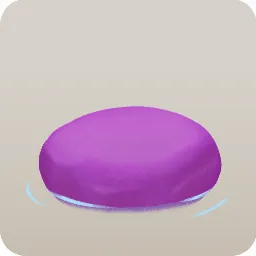 水面から突き出た石の台座