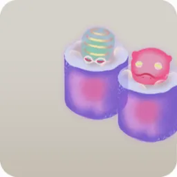 ネオンカラー巻き寿司