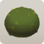 ころんとした苔玉