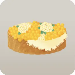 ミモザの花カゴ