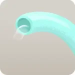 庭に置き忘れたホース