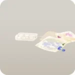 作り途中のティーバッグ
