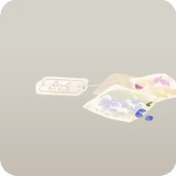作り途中のティーバッグ