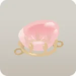 宝石を載せたアクセサリー台座