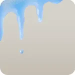 ポツポツと水滴がこぼれるつらら