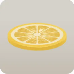 新鮮な輪切りの柚子