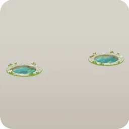 WGPの池のミニチュア