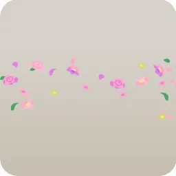 浮遊花びら・ピンク