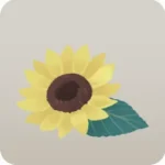 一輪のひまわり