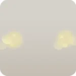暖炉に照らされた光