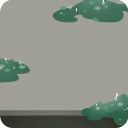 電子植物が生えた保管室のテーブル