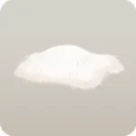 毛足の長いふわふわの白い布
