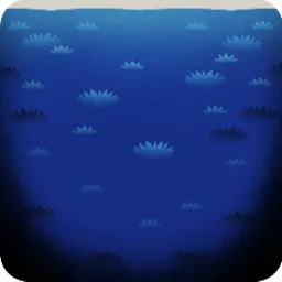 夜空のもと光を帯びる森