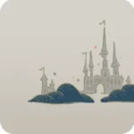 白昼夢の挿絵のお城
