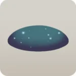 夜の静かな地面