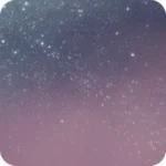 深夜の星空