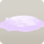 降り積もった藤の花びらの土台