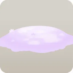 降り積もった藤の花びらの土台