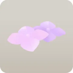 紫陽花の小花