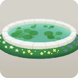 浮き草の池