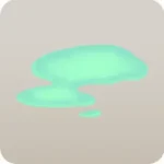 広がった不思議な液体