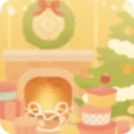 ぼやけたクリスマスのお部屋