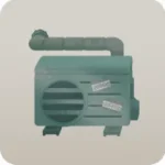 稼働しない室外機