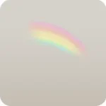 空に架かっている虹