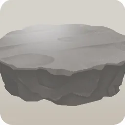 ナチュラルなロックテーブル