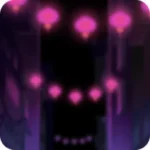 提灯ともる夜市・深夜
