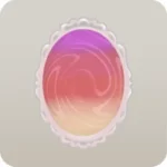 サンセットを表す抽象画
