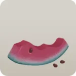 食べられたスイカ
