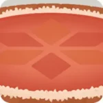 赤いクロスを敷いたテーブル