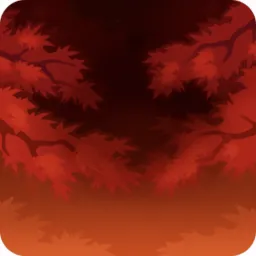 紅葉の森・赤
