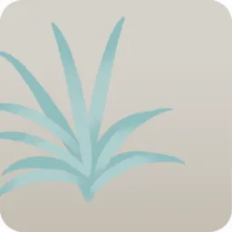 細長い葉の温室の植物・緑