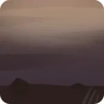 夕方の机