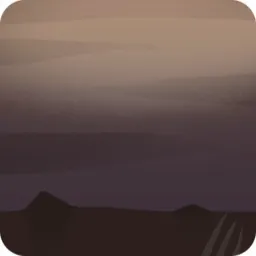 夕方の机