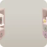 素材を収める薬棚