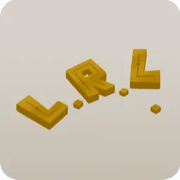 L.R.L.ロゴのミニチュア