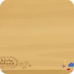 オリジナル焼印付きのテーブル