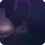 暗めな研究室・青