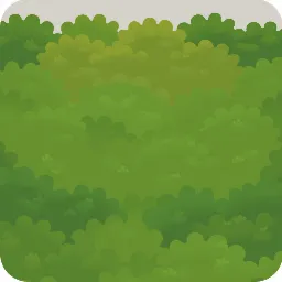 苔だらけになった机