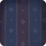 アンティークなボーダー柄壁紙
