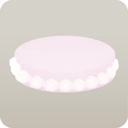 クリーム付きアイスケーキ