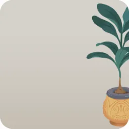 グローカルの鉢植え