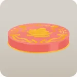 チューリップレリーフの缶の蓋